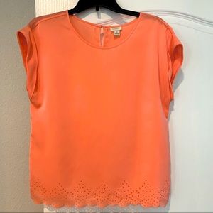 J. Crew scalloped top